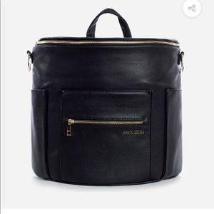 Fawn Design Black Classic Diaper Bag